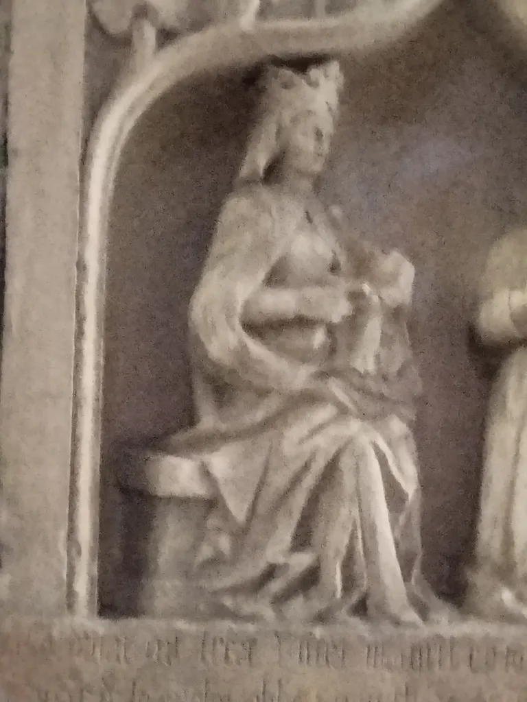 Monument sépulcral : Vierge à l'Enfant et donateur dans l'Église de Blangy-sur-Bresle