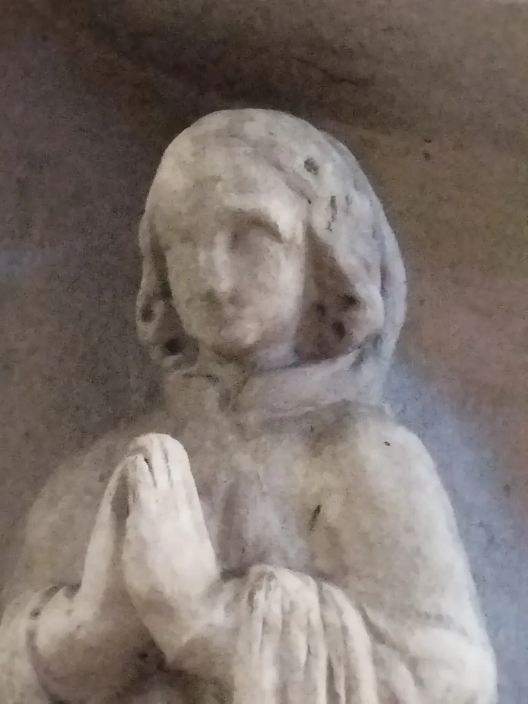 Monument sépulcral : Vierge à l'Enfant et donateur dans l'Église de Blangy-sur-Bresle