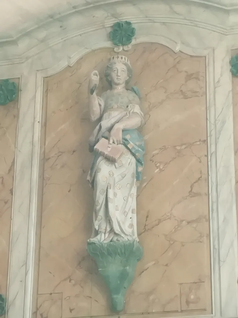 Statue de Sainte-Catherine ? dans l'Église Saint-Laurent à Rétonval