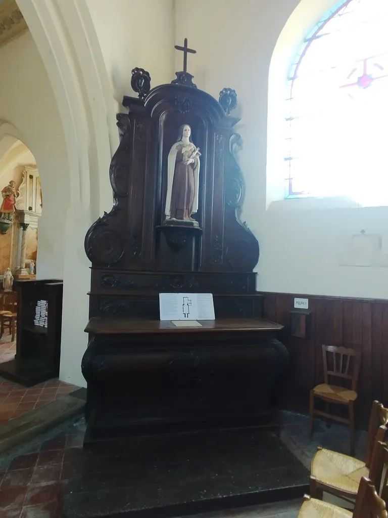 Deux retables latéraux de l'Église Saint-Laurent à Rétonval