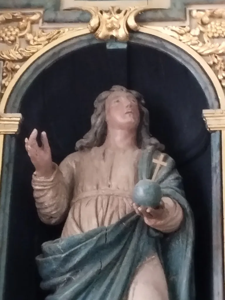 Retable et tabernacle du maître-autel de l'Église Saint-Laurent à Rétonval