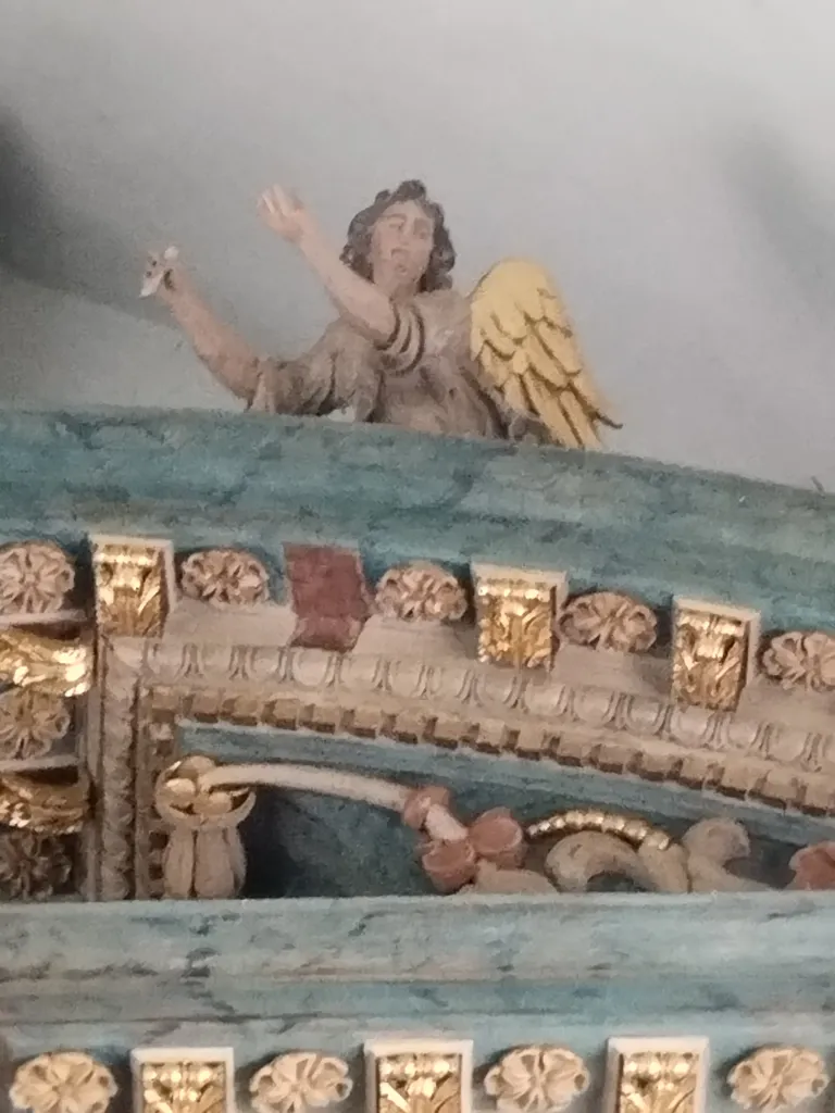 Retable et tabernacle du maître-autel de l'Église Saint-Laurent à Rétonval