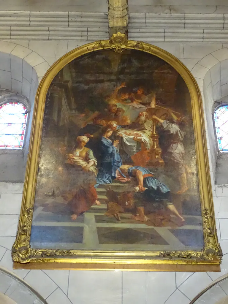 Tableau : La Présentation au Temple dans l'Église Notre-Dame-de-l'Assomption à Pavilly