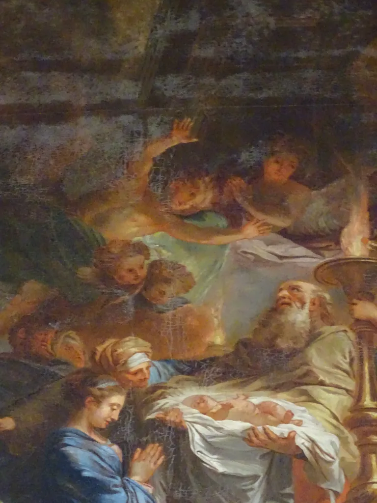 Tableau : La Présentation au Temple dans l'Église Notre-Dame-de-l'Assomption à Pavilly