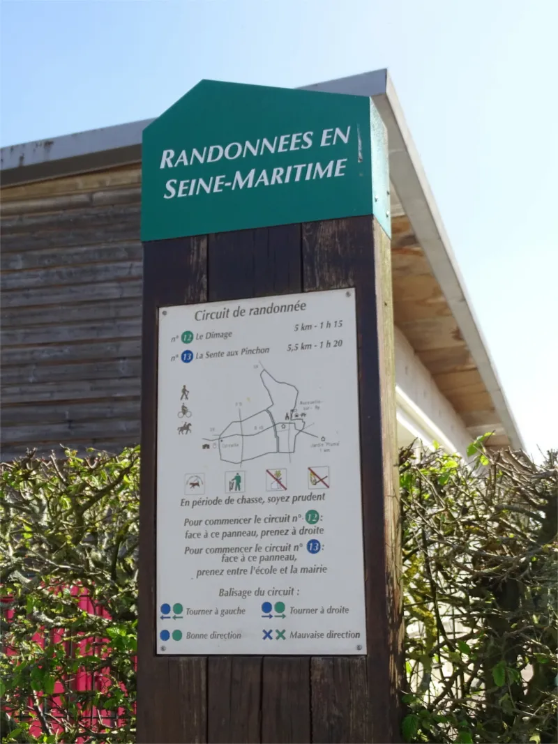 Randonnées en Seine-Maritime : N°12 et 13 à Auzouville-sur-Ry