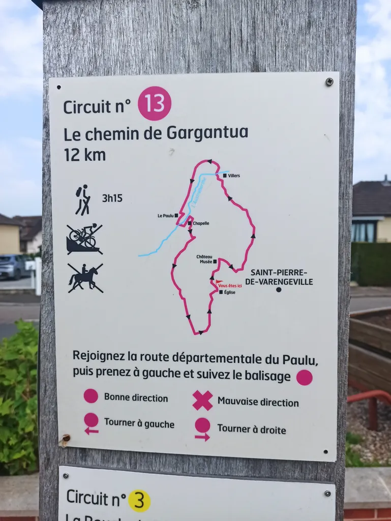Randonnées en Seine-Maritime : N°13 Le Chemin de Gargantua à Saint-Pierre-de-Varengeville