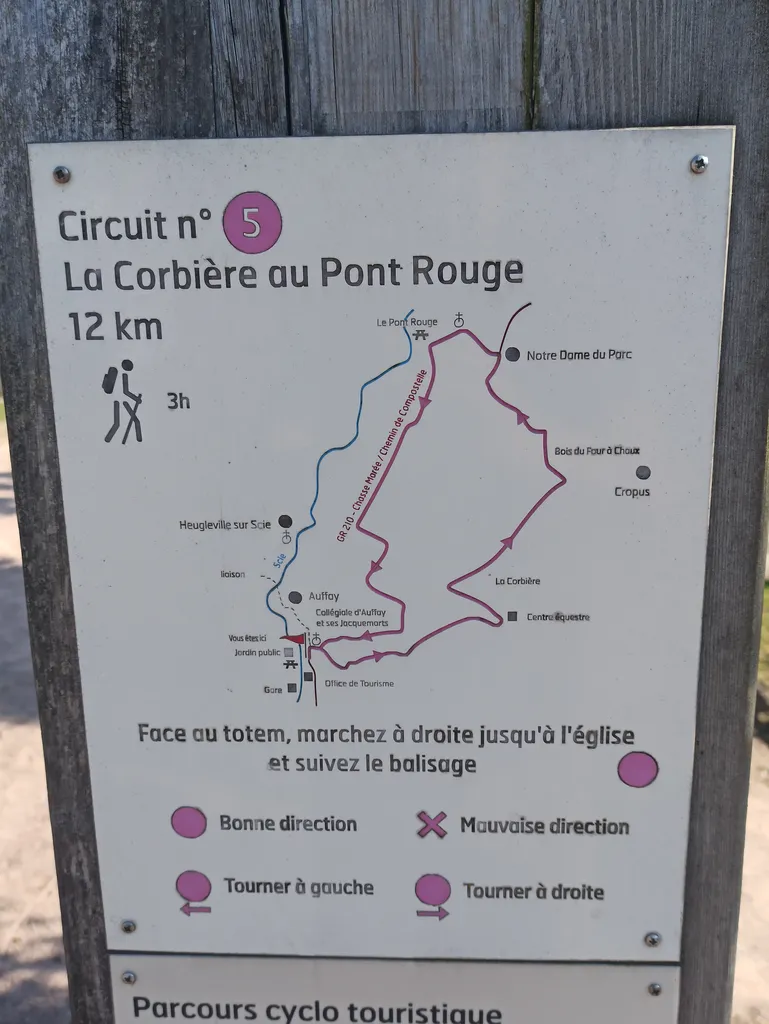 Randonnées en Seine-Maritime : N°5 - La Corbière au pont rouge à Auffay