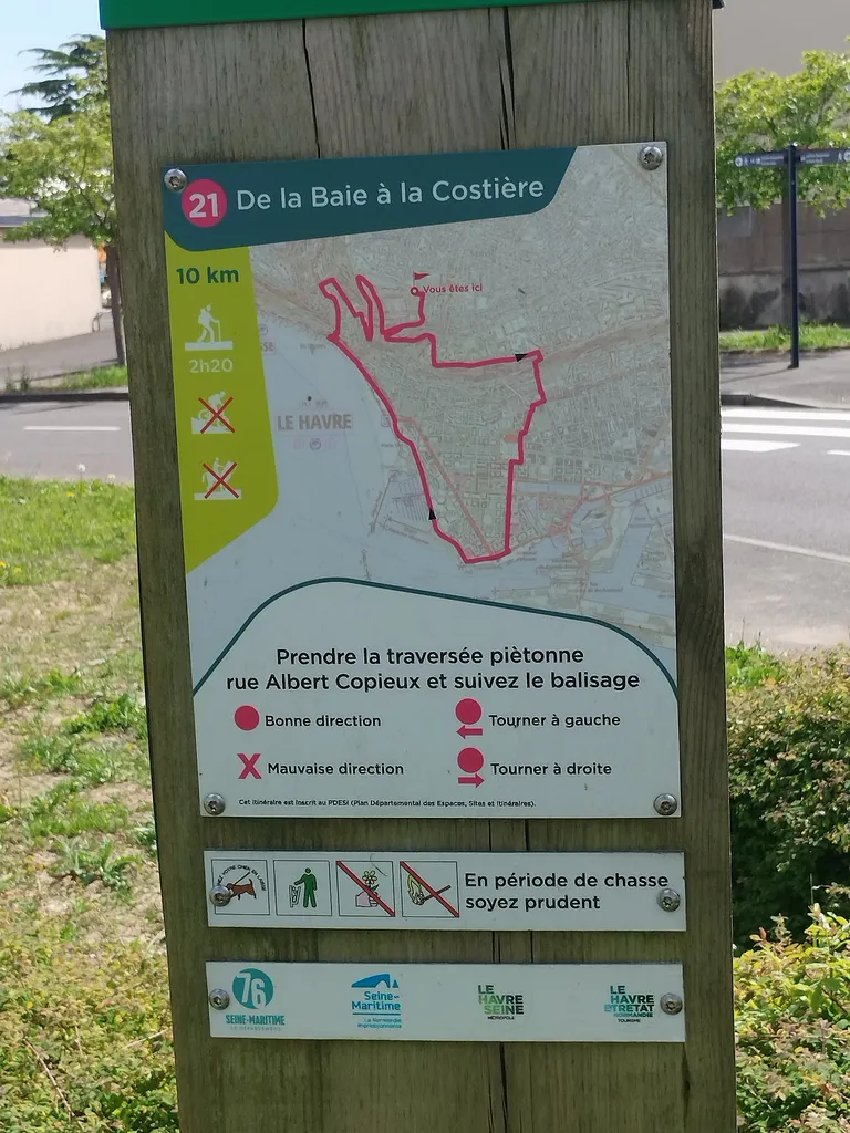 Randonnées en Seine-Maritime N° 21 : De la Baie à la Costière au Havre