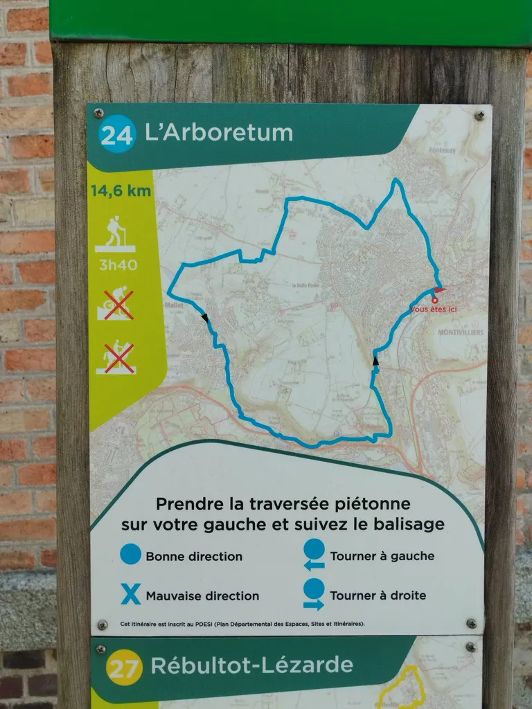 Randonnées en Seine-Maritime N° 24 : L'Arboretum à  Montivilliers