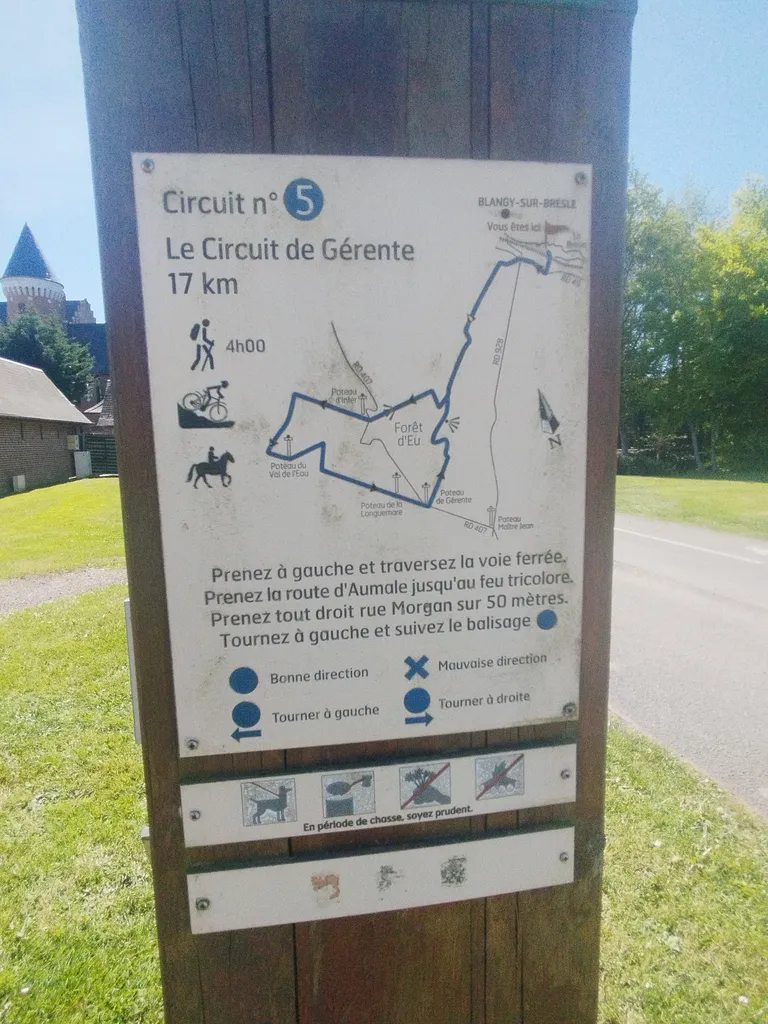 Randonnées en Seine-Maritime : N° 5 Le circuit de Gérente à Blangy-sur-Bresle