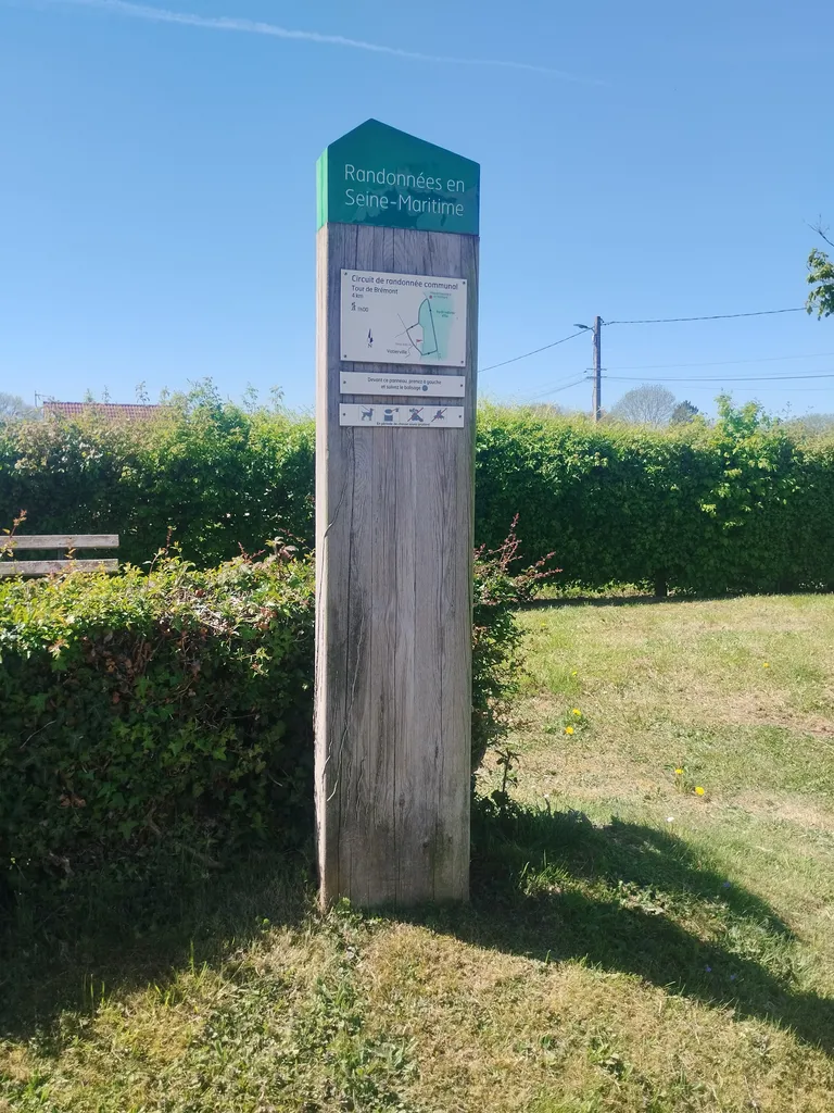 Randonnées en Seine-Maritime : Tour de Brémont à Vatierville