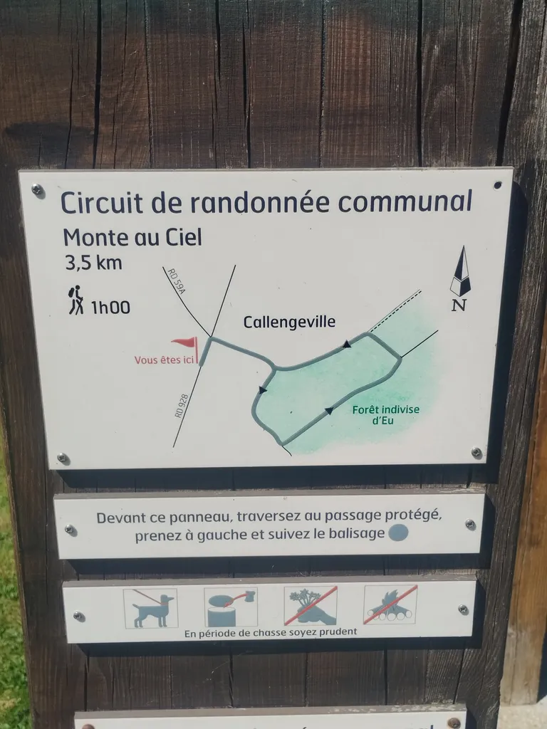 Randonnées en Seine-Maritime : Monte au Ciel à Callengeville