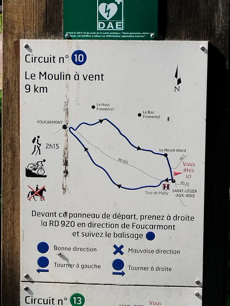Randonnées en Seine-Maritime : N° 10 : Le moulin à vent à Saint-Léger-aux-Bois