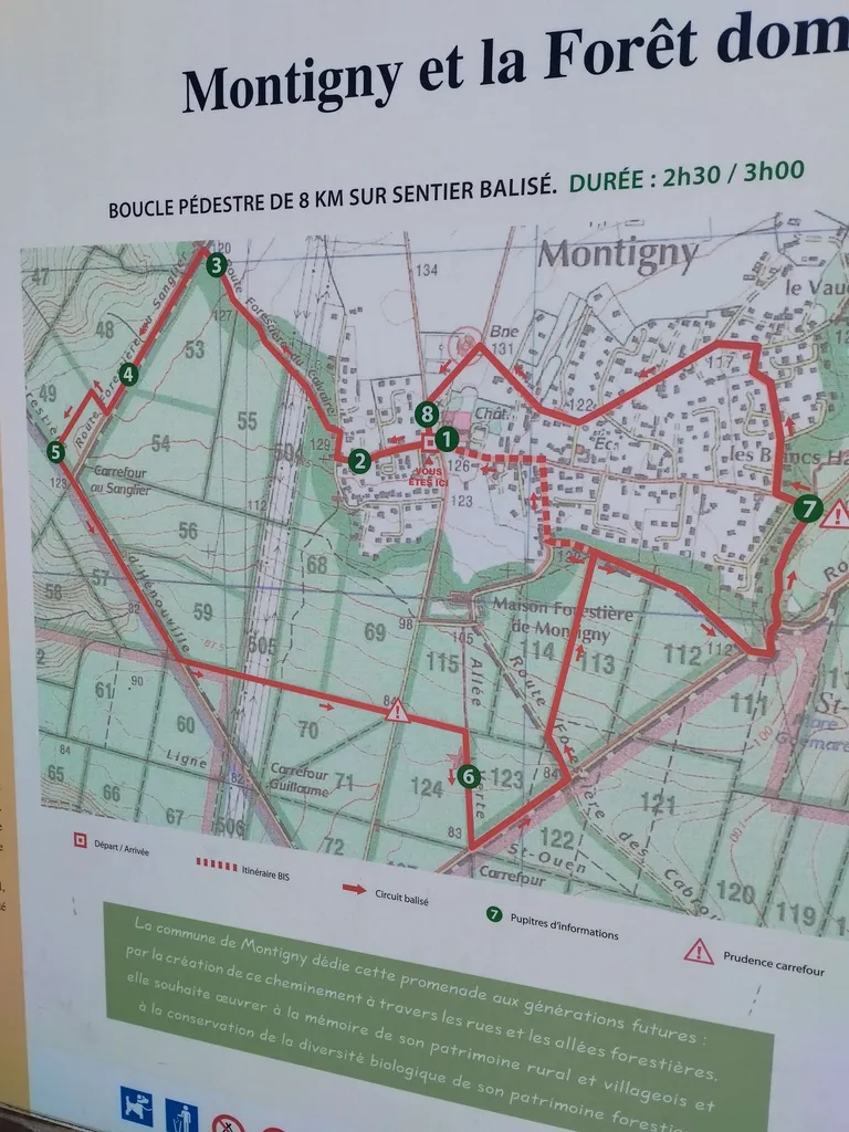 Randonnées en Seine-Maritime : N° 18 Sur la piste du Loup à Montigny