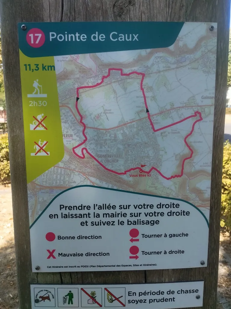 Randonnées en Seine-Maritime : N° 17 Pointe de Caux à Gonfreville-l'Orcher