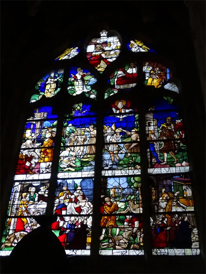 Vitrail Baie M de l'Église Notre-Dame de Caudebec-en-Caux