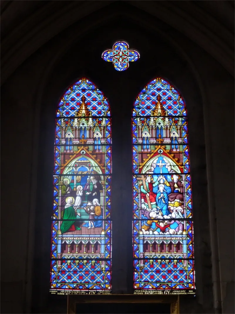 Vitrail Baie E de l'Église Saint-Éloi de Forges-les-Eaux