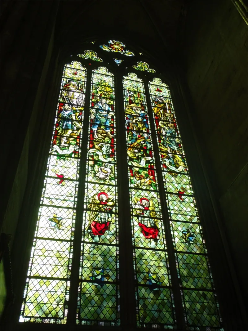 Vitrail Baie C dans la Cathédrale Notre-Dame de Rouen