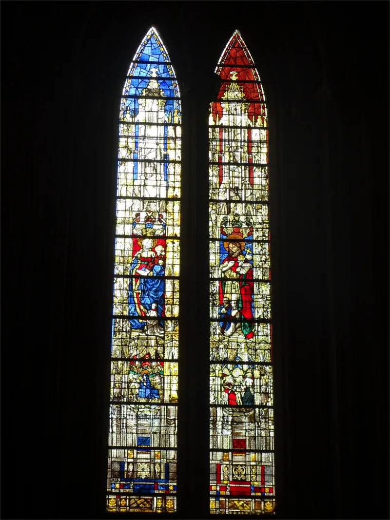 Vitrail Baie E dans la Cathédrale Notre-Dame de Rouen