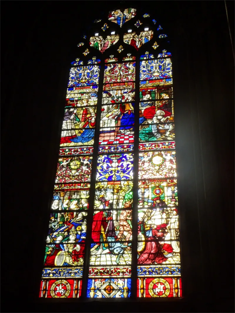 Vitrail Baie G dans la Cathédrale Notre-Dame de Rouen