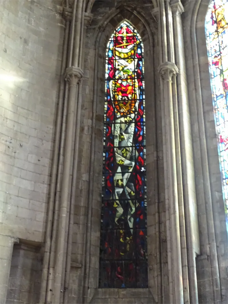 Vitrail Baie H dans la Cathédrale Notre-Dame de Rouen