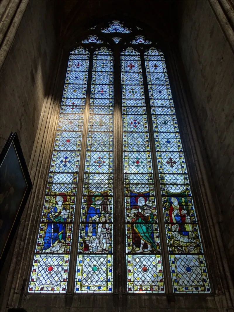 Vitrail Baie I dans la Cathédrale Notre-Dame de Rouen