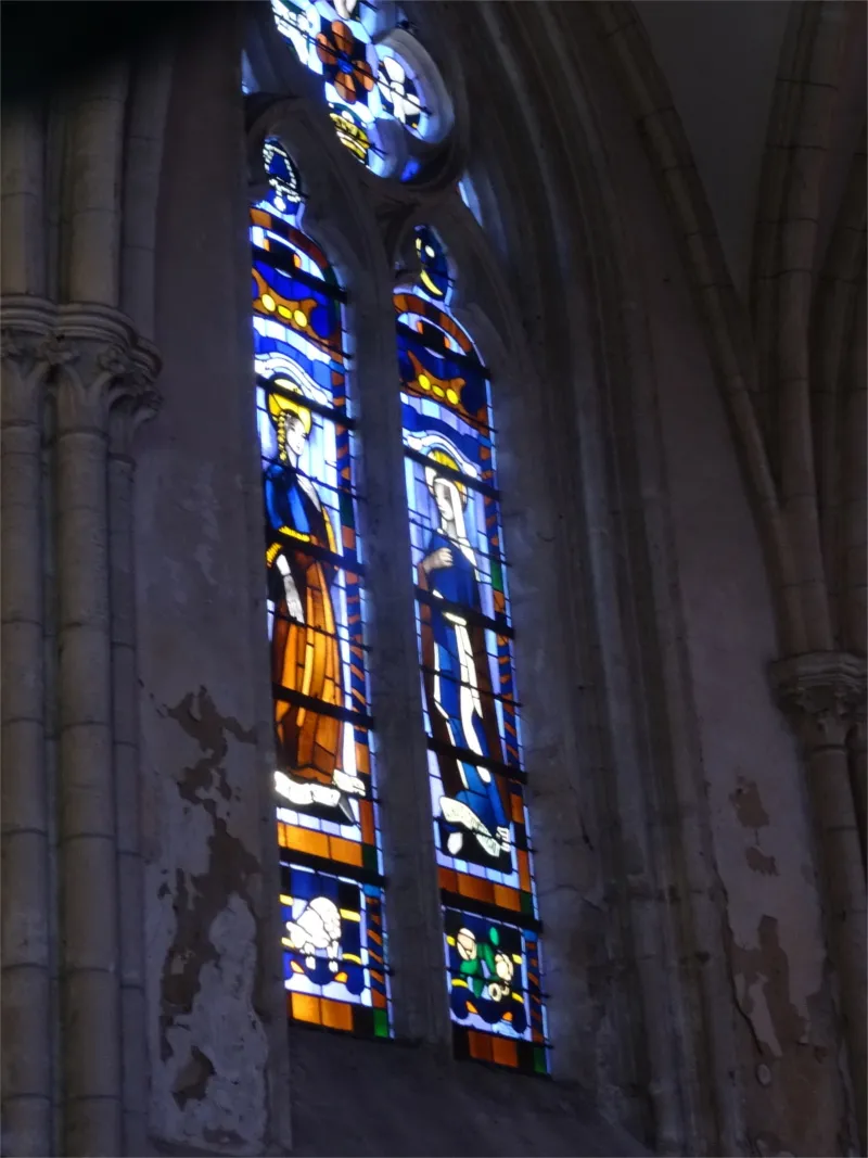 Vitrail Baie A dans la Chapelle Notre-Dame-du-Salut de Fécamp