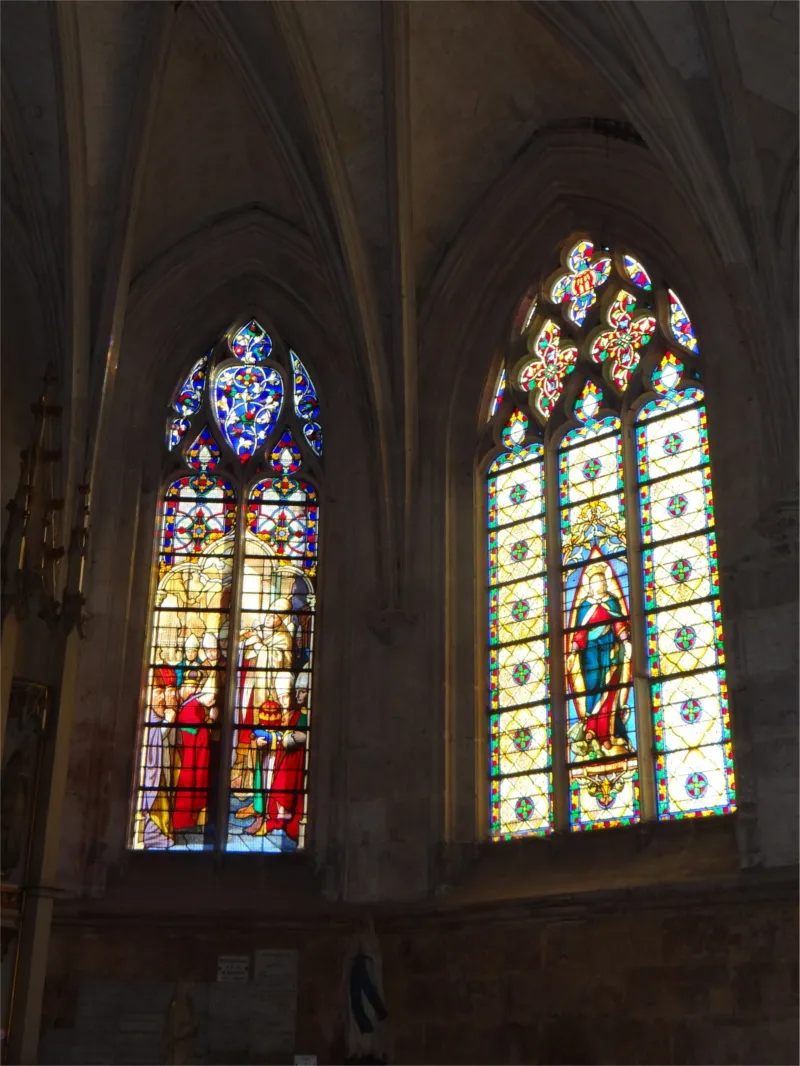 Vitrail Baie F et G dans l'Église Saint-Vivien de Rouen