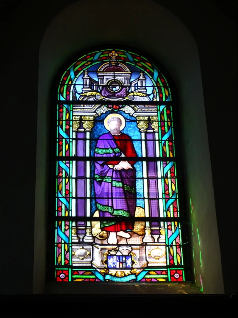 Vitrail Baie G dans l'Église Saint-Martin de Brémontier-Merval