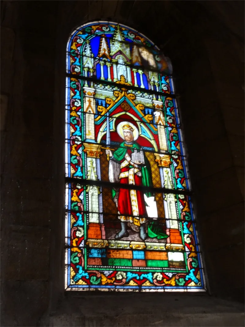 Vitrail Baie C dans l'Abbatiale Saint-Sauveur de Montivilliers