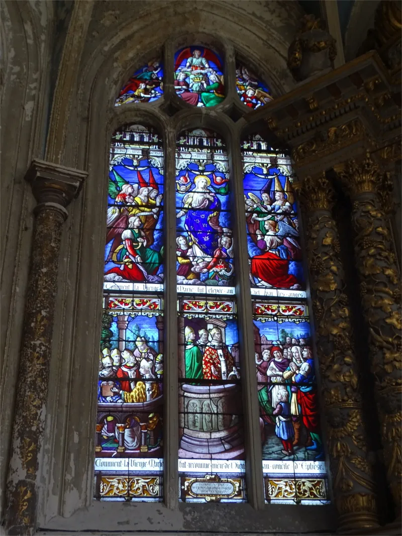 Vitrail Baie 1 de l'Église Saint-Jean d'Elbeuf-sur-Seine