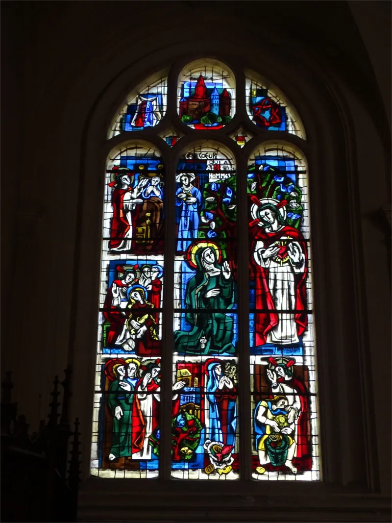 Vitrail Baie 17 dans l'Église Saint-Jean d'Elbeuf-sur-Seine