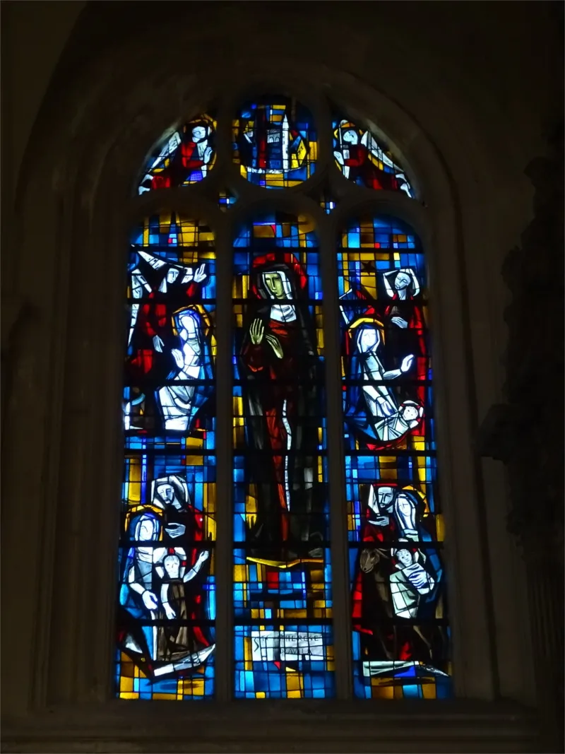 Vitrail Baie 19 dans l'Église Saint-Jean d'Elbeuf-sur-Seine