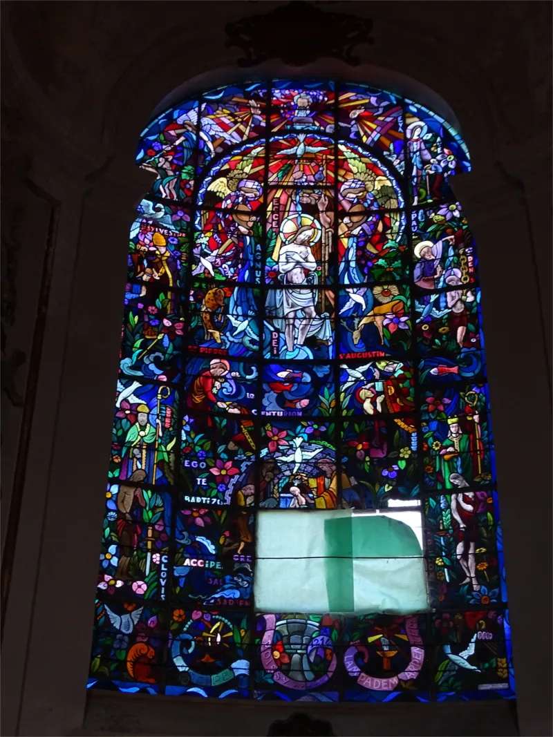 Vitrail Baie 33 dans l'Église Saint-Jean d'Elbeuf-sur-Seine