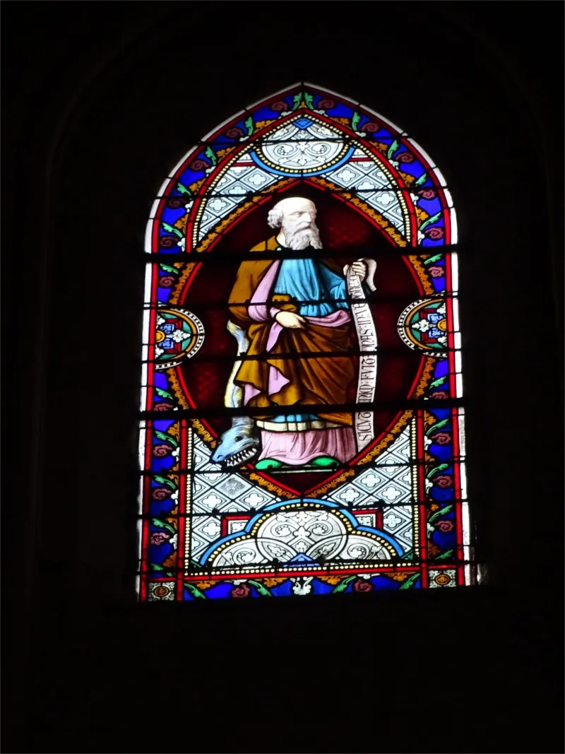 Vitrail Baie 7 dans l'Église de l'Immaculee-Conception d'Elbeuf-sur-Seine