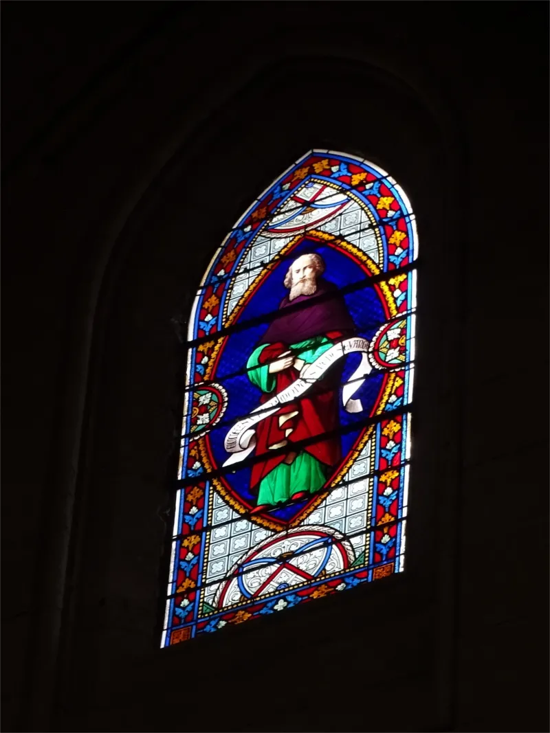 Vitrail Baie 9 dans l'Église de l'Immaculee-Conception d'Elbeuf-sur-Seine