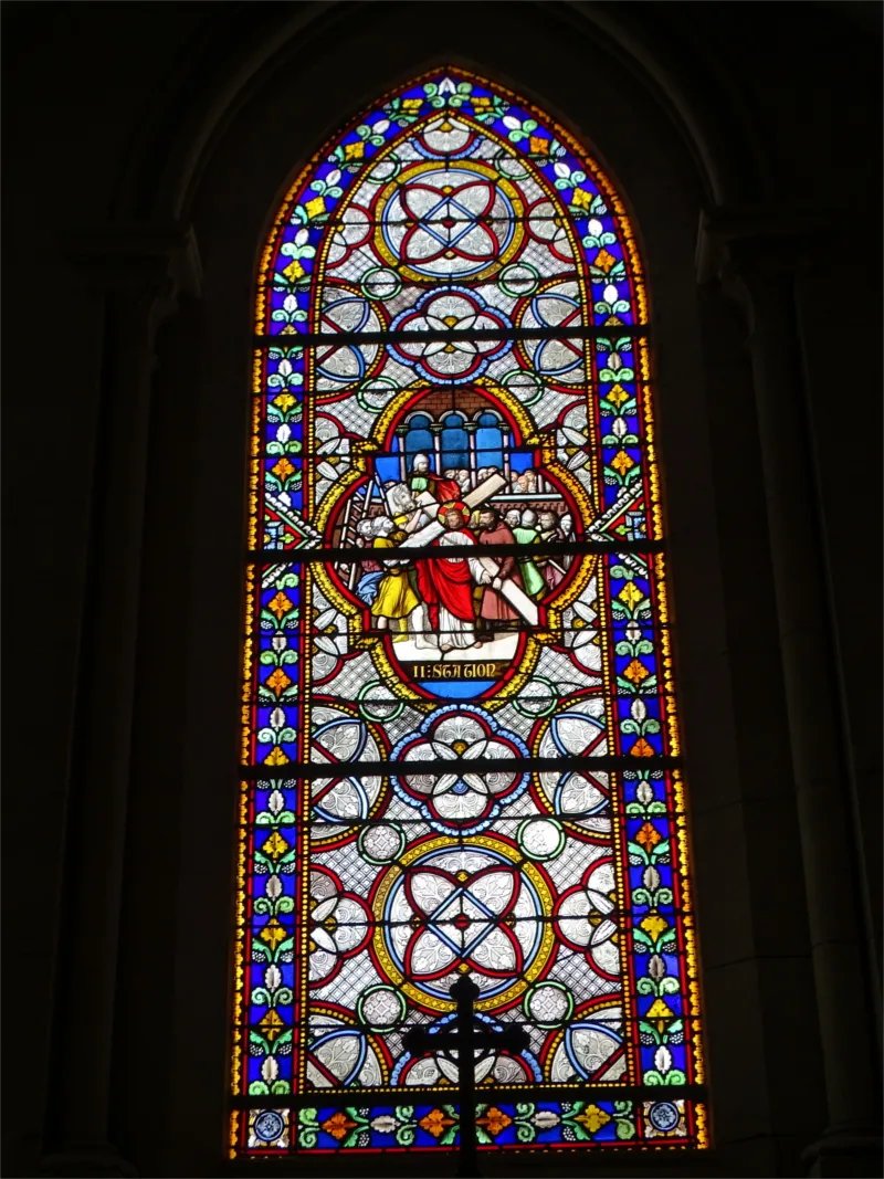 Vitrail Baie 19 dans l'Église de l'Immaculee-Conception d'Elbeuf-sur-Seine