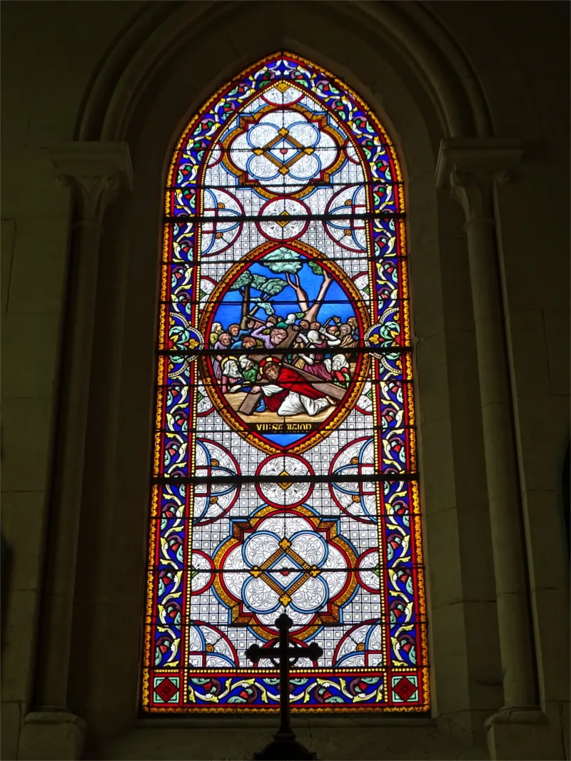 Vitrail Baie 31 dans l'Église de l'Immaculee-Conception d'Elbeuf-sur-Seine