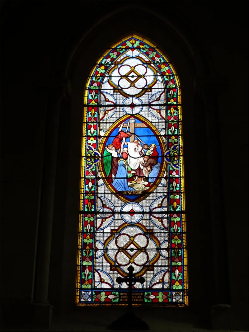 Vitrail Baie 20 dans l'Église de l'Immaculee-Conception d'Elbeuf-sur-Seine