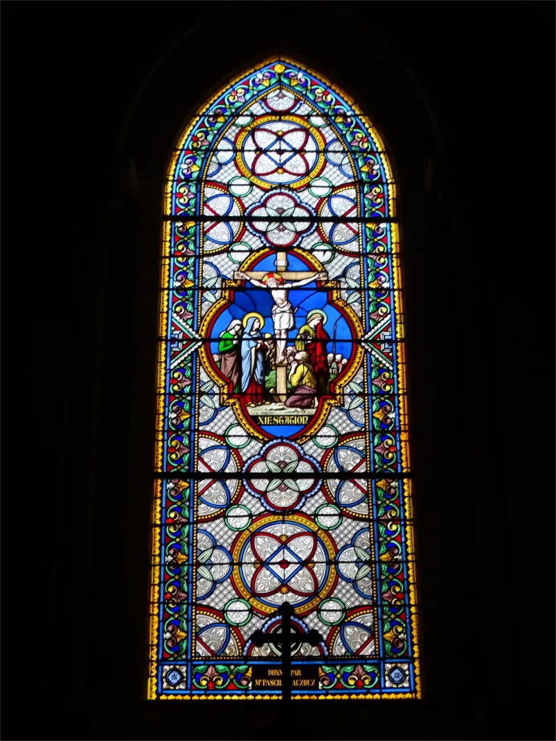 Vitrail Baie 24 dans l'Église de l'Immaculee-Conception d'Elbeuf-sur-Seine