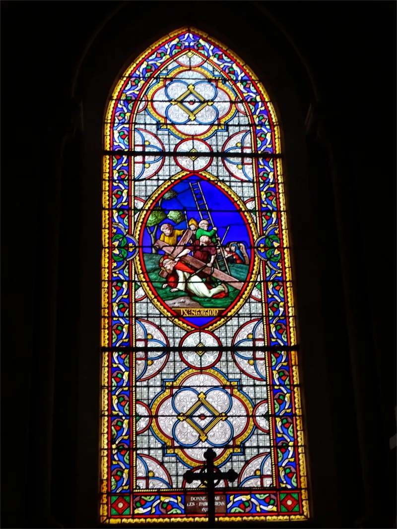 Vitrail Baie 30 dans l'Église de l'Immaculee-Conception d'Elbeuf-sur-Seine