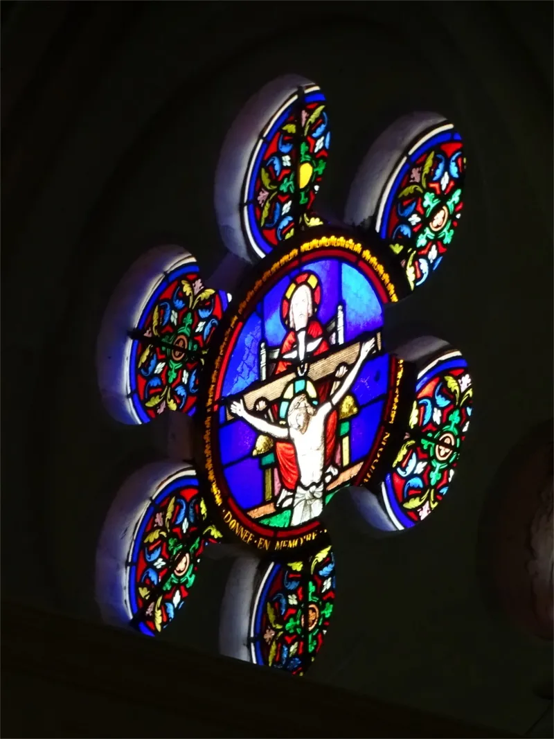 Vitrail Baie 21 dans l'Église de l'Immaculee-Conception d'Elbeuf-sur-Seine