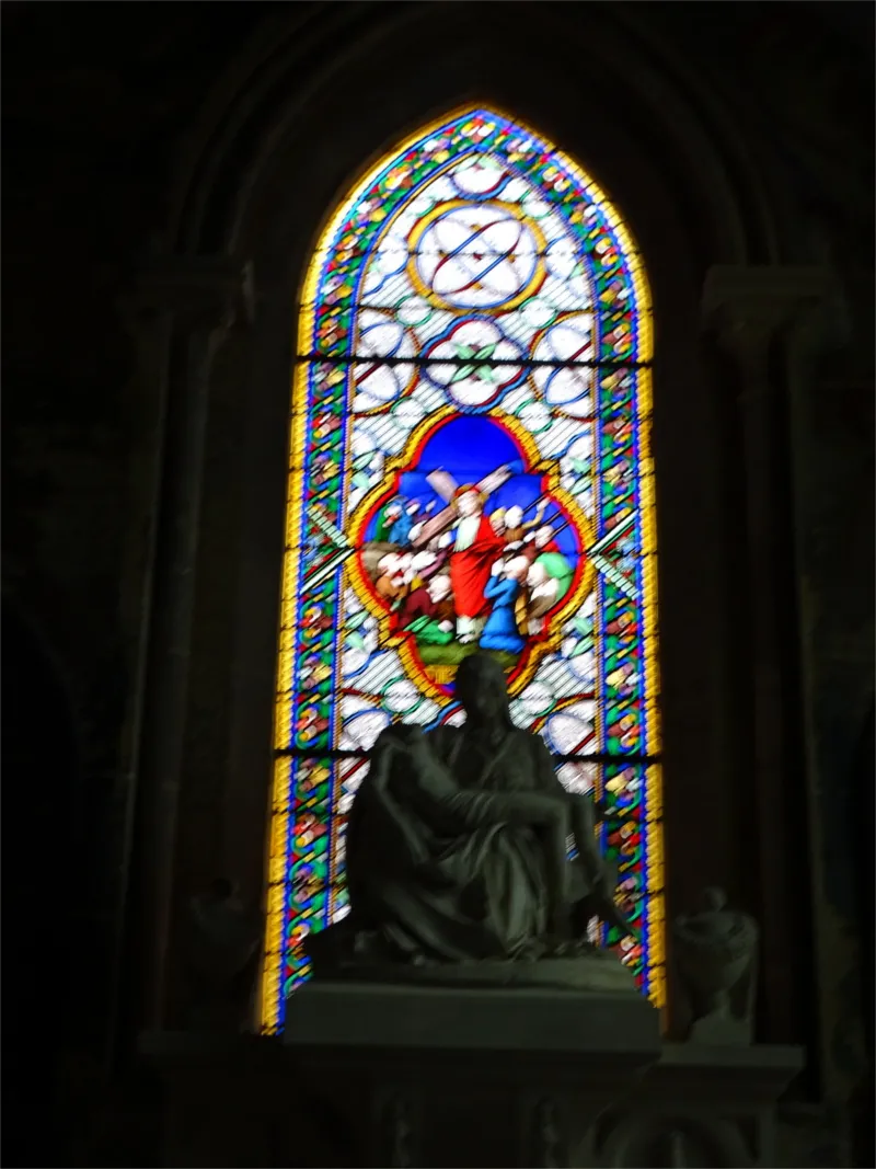 Vitrail Baie 32 dans l'Église de l'Immaculee-Conception d'Elbeuf-sur-Seine