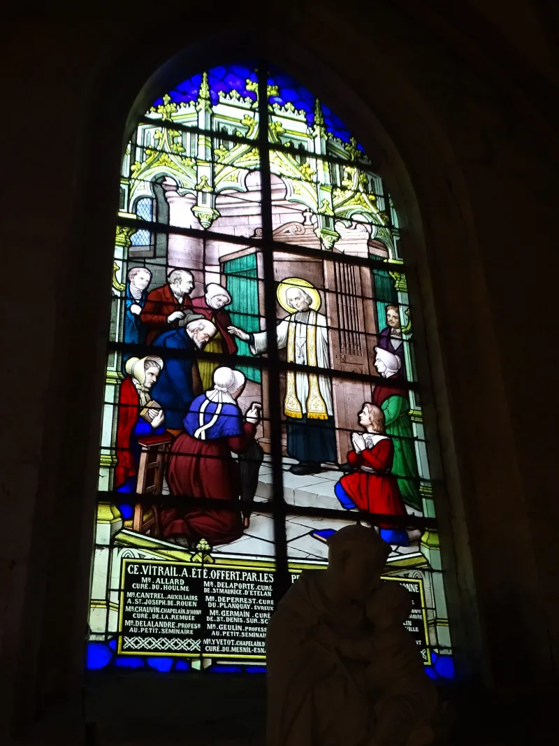 Vitrail Baie 14 dans l'Église Notre-Dame de Lillebonne