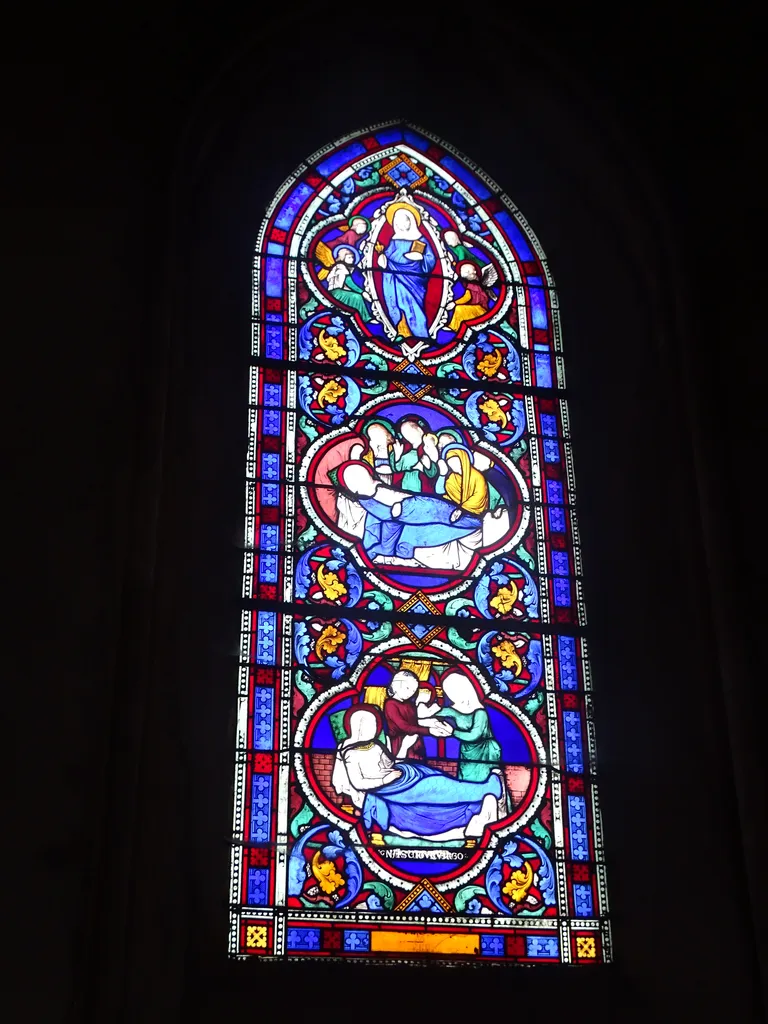 Vitrail Baie B de l'Église Notre-Dame de La Neuville-Chant-d'Oisel