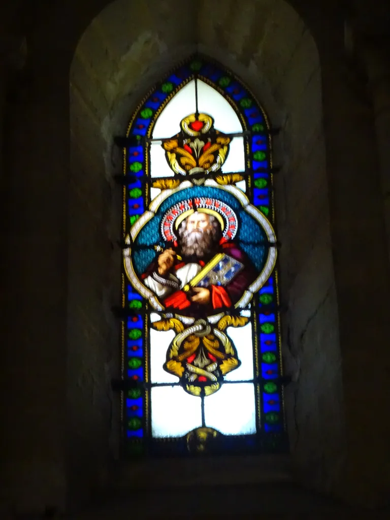 Vitrail Baie 112 : Saint-Jean dans l'Église Notre-Dame d'Étretat