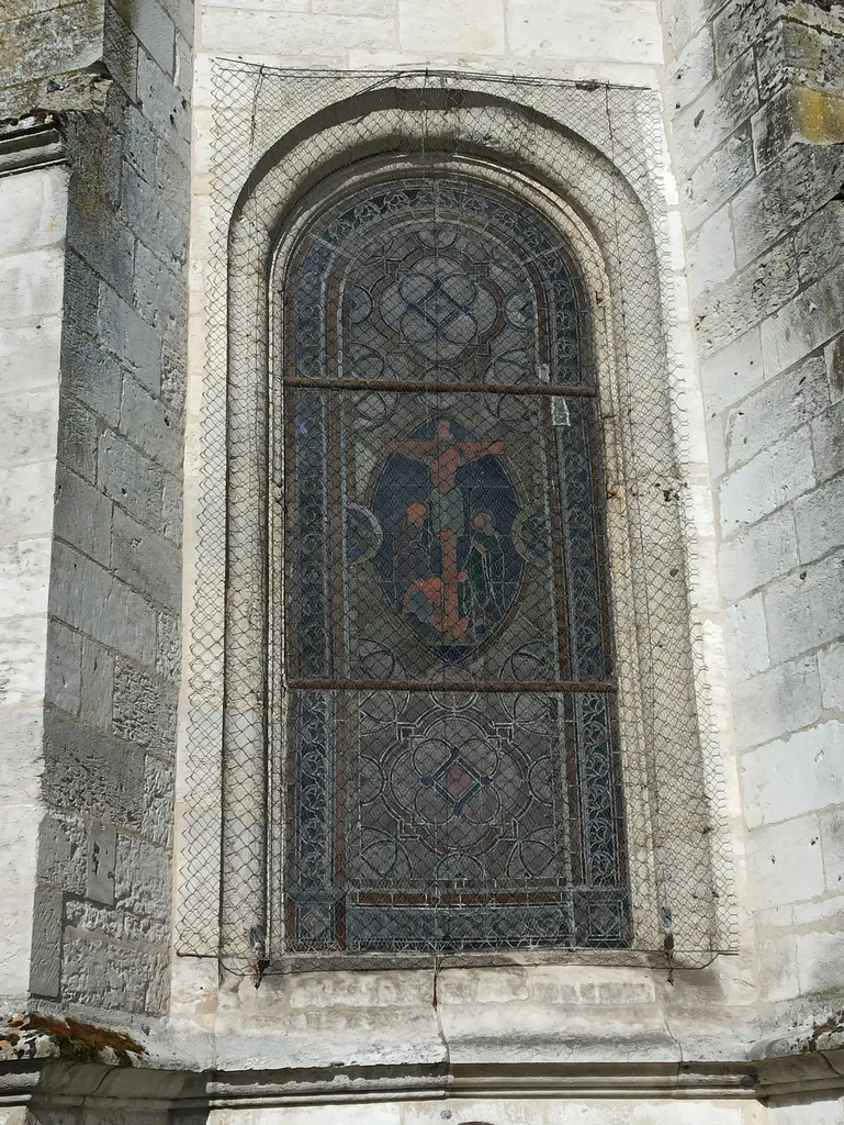 Vitrail Baie 0 dans la Chapelle Sainte-Austreberte de Pavilly