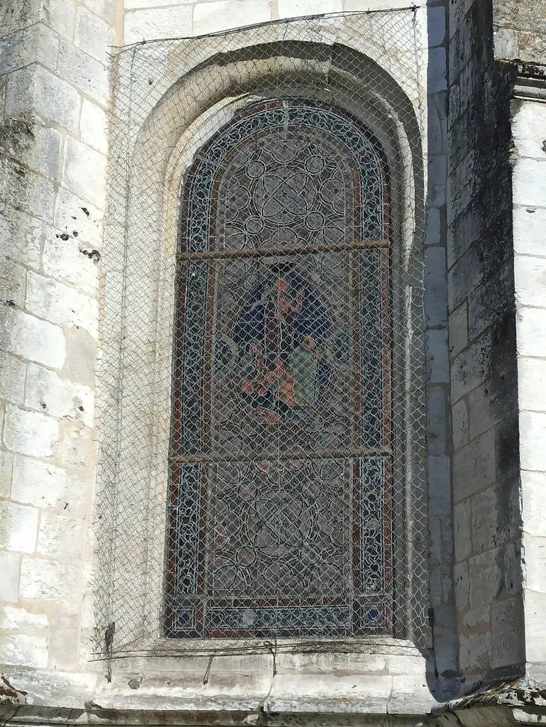 Vitrail Baie 2 dans la Chapelle Sainte-Austreberte de Pavilly