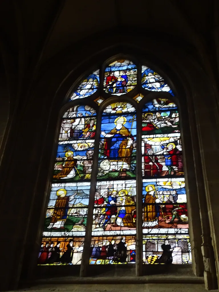 Vitrail Baie 21 : Saint-Patrice dans l'Église Saint-Patrice de Rouen