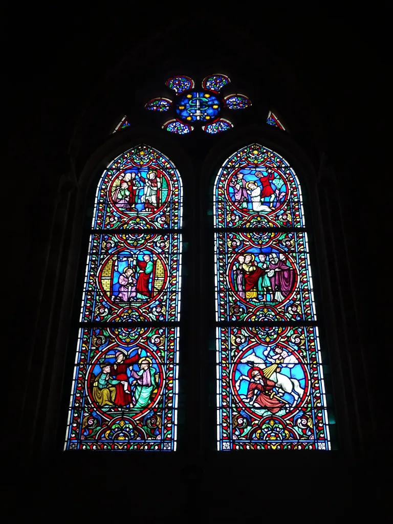 Vitrail Baie C dans l'Église Notre-Dame à Neufchâtel-en-Bray